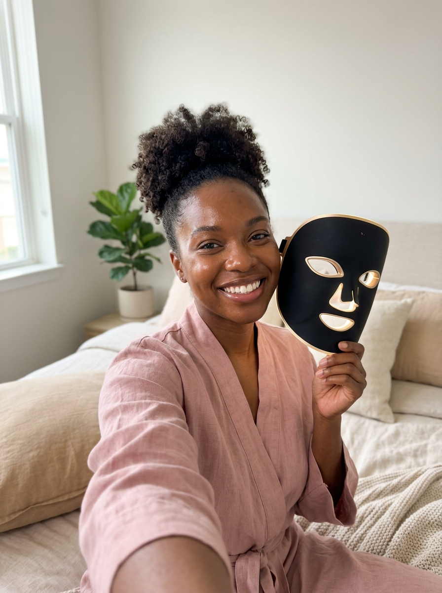 Jasmine K. after Lumivea LED therapy